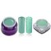 Color Gel Green Pastel Clover with Glitter Powder Set UV LED Nail Gel Studio Quality Color Gel RM Beautynails 2 Pack