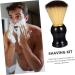 Fomiyes Shaving Brush Men Care Package | Premium Black Razor Accessories for Beard & Hairstyle - Buy Online on GoSupps.com