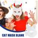 Homoyoyo 20 PCS Fox Masks - DIY Paper Masquerade Masks for Halloween Cosplay & Costume Parties - Buy Online on GoSupps.com