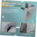 Clispeed Electric Bicycle Windshield Cover - Gray Duvet & Quilted Design for Motorized E-Bikes | Durable Oxford Fabric Parent-Child Ride - Buy Online on GoSupps.com
