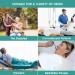 Multipurpose Waterproof Transfer Sheet 45 X 36 with Reinforced Handle - Reusable Washable Patient Positioning Pad for Bedridden Care - Black - Buy Online on GoSupps.com