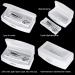 Machine-Ya Plastic Sterilizing Tray - Nail Art Tool Sterilizer Box in White - Buy Online on GoSupps.com