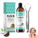 Bain De Bouche L'huile De Noix De Coco Naturelle Et La Menthe Poivr e Avec Gratte-Langue 100 Ml Huile De Menthe Poivr e Pour Blanchir Les Dents Haleine Fra che Et Gencives Saines