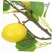 LIFKICH Faux Lemons Decor Realistic Decorative Lemon Branch Decor 2pcs Office Room Supplies Foam Household Wear-resistant Faux Plant Artificial Lemon Branches - Buy Online on GoSupps.com