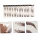 PLAFOPE 6d Eyebrows Stickers 9 sheets Temporary Hairlike Lady Waterproof Eyebrows False Transfer Transfers Brow Stickers - Buy Online on GoSupps.com