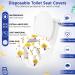 40-Pack Disposable Toilet Seat Covers - BABEnjoy Giraffe Pattern Extra Large - Ideal for Kids, Toddlers, and Adults - Potty Training, Public Bathrooms, Airplanes - Buy Online on GoSupps.com
