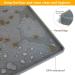 Ptlom Pet Placemat | Prevent Food & Water Overflow | 18 x 12 Grey | Suitable for Small, Medium, Big Dogs & Cats - Buy Online on GoSupps.com