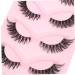 minkissy 5 Pairs Fake Eyelashes False Lashes False Eyelashes Eye Lashes Eyelashes Bulk Eyelashes Natural Look Eyelash Bulk Lash Strip Fake Lashes Cosmetics Make up Artificial Fiber - Buy Online on GoSupps.com