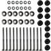 Trampoline Enclosure Pole Gap Spacers - Set of 12 Galvanized Steel Screws for Trampoline Stability - Buy Online on GoSupps.com