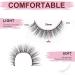 SONAFEEL Short Cat Eye False Eyelashes 12mm - 14 Pairs | Natural Handmade Reusable 3D Mink Lashes for Glasses with a Subtle Cat Eye Effect - Buy Online on GoSupps.com