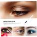 Mikinona 72 Pcs Eyeliner Pencil White Eye Liner Pencial Highlighter Pencil Makeup Eyes Lip Liner Wooden Pole - Buy Online on GoSupps.com