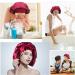 Arqumi Silk Bonnet 2PCS - Large Adjustable Satin Hair Wrap for Sleeping and Hair Care, Black & Wine Red - Buy Online on GoSupps.com