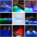 HUSUKU SOOP3 Plus (New) 84LED 180 Unique Design Upgraded Waterproof Stainless Steel Underwater Boat Light - Blue - Buy Online on GoSupps.com