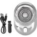 Electric Beard Cutter Strong Power Stainless Steel Blades Digital Display Electric Beard Trimmer Washable for Traveling (Silver) - Buy Online on GoSupps.com