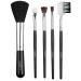 Make Up Brush Set LaRoc 5pc - Complete Compact Set - Eyeshadow Brush & Sponge Powder/Blusher Brush Eyebrow Brush & More - Professional Synthetic Makeup Brushes Set