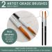 Watercolor Paint Set with 48 Premium Colors, Brushes, Palette, Paper Pad & eBook - Buy Online on GoSupps.com