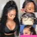 26 Inch Brazilian Water Wave HD Transparent Lace Front Wig | Pre-plucked 180% Density Deep Part Wet and Wavy Virgin Human Hair Wig - Buy Online on GoSupps.com