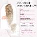 REECHO Long Beach Wave Drawstring Ponytail Extension 26 - Synthetic Hairpiece for Women - Dark Blonde with Light Blonde Ends - Buy Online on GoSupps.com