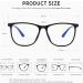 SUNGAIT SGT902 Blue Light Filter Glasses - Spring Hinge Anti-Blue Ray Digital Screen Eyewear - Glossy Black Frame - Buy Online on GoSupps.com