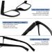 SIGVAN Blue Light Blocking Reading Glasses for Men & Women - 5 Pack Square Frame Spring Hinge Readers (1.5x) - Computer Glasses - Buy Online on GoSupps.com