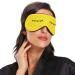 Sleep Mask | Light Blocking Eye Mask for Sleeping | Adjustable Soft Blindfold for Men & Women | Ideal for Travel & Naps - Buy Online on GoSupps.com