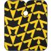 Waterproof Barber Cape - Yellow Geometric Grid Pattern | Unisex Cheetah Haircut Bib for Men & Women - Buy Online on GoSupps.com