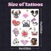 192 PCS Til Death Do Us Temporary Tattoos Stickers Gothic Halloween Sticker for Bridal Shower Supplies Bride or Die Bachelorette Party Decorations Gifts Ideal Prizes Valentine (16 Sheet) - Buy Online on GoSupps.com