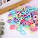100 PCS Baby Hair Ties Soft Elastics Seamless Small Ponytail Holders Accessories for Kids - Buy Online on GoSupps.com