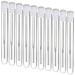 Beavorty Lash Wand Tube 10pcs Clear Eyelash Mascara Lash Tech Supplies Eyelash Fan Stick Tube Portable Girl Extend White