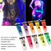 10 Pieces Fluorescent Nail Powder - DIY Body Art & UV Glow Makeup | Neon Black Light Body Paint for Face & Body - Buy Online on GoSupps.com