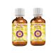 Deve Herbes Pure Muskmelon Seed Oil (Cucumis melo) Cold Pressed (Pack of Two) 100ml X 2 (6.76 oz)