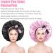 Silk Satin Bonnet Hair Wrap for Sleeping | Extra Large Double Sided Reversible Nightcap | Adjustable Sleep Cap for Long Curly Hair | Black Women Braids Care - Buy Online on GoSupps.com