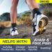 Sparthos Ankle Compression Sleeve (Pair) with Arch Support - Medium, Pack of 2 | Plantar Fasciitis Brace for Men and Women | Reduce Swelling, Heel Spurs, Increase Blood Circulation | Midnight Black - Buy Online on GoSupps.com