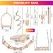 9-Piece Bird Toys Set | Parrot & Budgie Accessories | Cage Rocking Toys & Wooden Platforms for Finches & Lovebirds - Buy Online on GoSupps.com