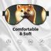 Double-Sided Shiba Inu Eye Mask | Cute Funny Sleep Shade Cover for Ultimate Comfort - Unisex Night Sleeping Mask - Buy Online on GoSupps.com