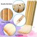 KAIY Sheep Hair Hake Brush 2 1/2 inch Blender Brush with Bamboo Handle - Ideal for Watercolor, Pottery, Kiln Wash, and Ceramic Painting - Buy Online on GoSupps.com