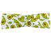 Lunarable Avocado Headband Set of 2  Pattern of Sliced Healthy Fruits Scattered  Knotted Elastic Hair Band Accessory for Women Everyday Use  M-L  Lime Green White Brown Set of 2 M-L Lime Green White Brown