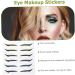 POPETPOP 12 Pairs Glitter Eyeliner Double Eyelid Tapes Double Eyelid Strips Skin Patch Miss Eyes - Buy Online on GoSupps.com