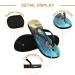 Mnsruu Multicolored Flip-Flops - Dolphin & Mermaid Design | XL for Men & Women | Perfect for Home Hotel Spa & Travel - Buy Online on GoSupps.com