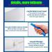 Anti-Slip Long Handle Bath Brush - Blue - 15.35 inches - Ideal for Adults, Elderly, and Maternal Care - Buy Online on GoSupps.com