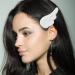 Cute Angel Plush Hair Clips Set for Valentine's Day - 3 Pairs Leather Barrettes for Girls & Women - Buy Online on GoSupps.com