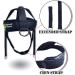 J Bryant Neck Harness Head Weight Lifting with Chain Black-M (20-23) | Adjustable Strap Neck Exercise Equipment - Buy Online on GoSupps.com