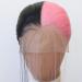 Tawarm Long Half-Black Halbrosa Synthetic Wig for Women - Lace Front Heat-Resistant Hand-Linked Cosplay Hair - Buy Online on GoSupps.com