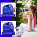 Coolfel 500ml BPA-Free Tritan Water Bottle for Kids - Motivational Time Marking - Dark Blue-Yellow - Perfect for School & Gym - Buy Online on GoSupps.com