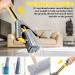 Sponge Floor Mop with Long Handle and 3 Absorbent Heads - Ideal for Home and Kitchen Hardwood Floor Cleaning - Buy Online on GoSupps.com