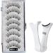 Siopob Magnetic Eyelashes Natural Look - No Glue Magnetic Lashes Soft Artificial Eyelashes - Eye Makeup 2 Pairs Magnetic Lash Strips Reusable False Eyelashes Kit for 3D Natural Look - Buy Online on GoSupps.com