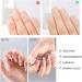 Clear Nail Polish - 2 in 1 Nail Varnish Quick Dry Top Coat & Base Coat Nail Polish Glossy Finish & Long Lasting Nail Coat Non-Toxic Water Based Natural Nail Varnish 01 ClearTopCoat - Buy Online on GoSupps.com