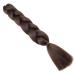 Buy Gairyan Brown Jumbo Braids Extensions | 24-Inch Kanekalon Synthetic Box Braids | 1 Piece Medium Brown Hair for Braiding - Buy Online on GoSupps.com