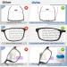 Livho Blue Light Blocking Reading Glasses for Women Men - Red + Black 1.5x | Computer Gaming Readers Anti UV Eyeglasses with Fashion Frames & Case - Buy Online on GoSupps.com