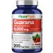 NusaPure Guarana Extract 20:1 Extract 300 mg Equivalent to 6 000 mg per Veggie Caps 200 Count (Non-GMO Vegan)